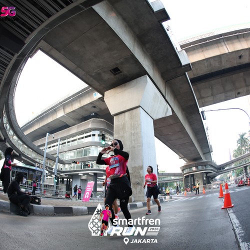 Race photo from SMARTFREN RUN 2026