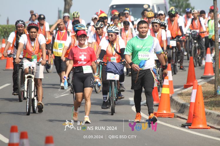 Race photo from BAF LIONS RUN 2024