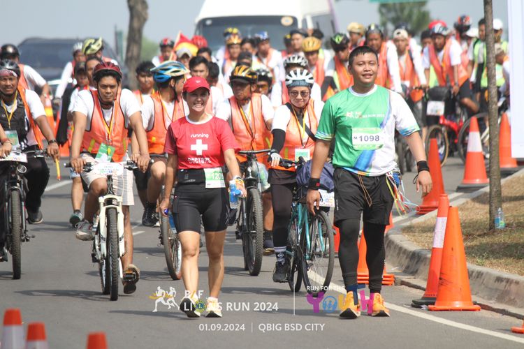 Race photo from BAF LIONS RUN 2024