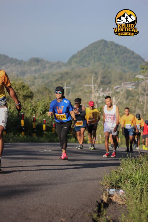Race photo from Kelud Vertical Challenge 2024