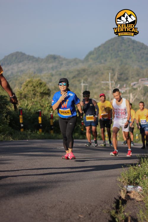 Race photo from Kelud Vertical Challenge 2024