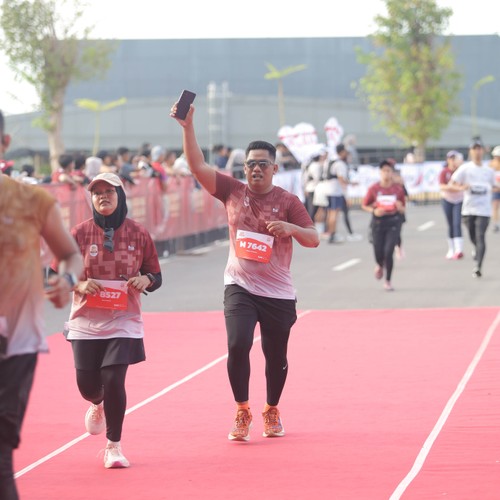 Race photo from KEDIRI HALF MARATHON 2026