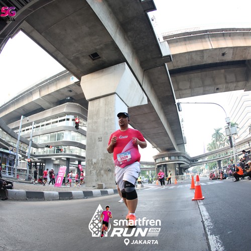 Race photo from SMARTFREN RUN 2026