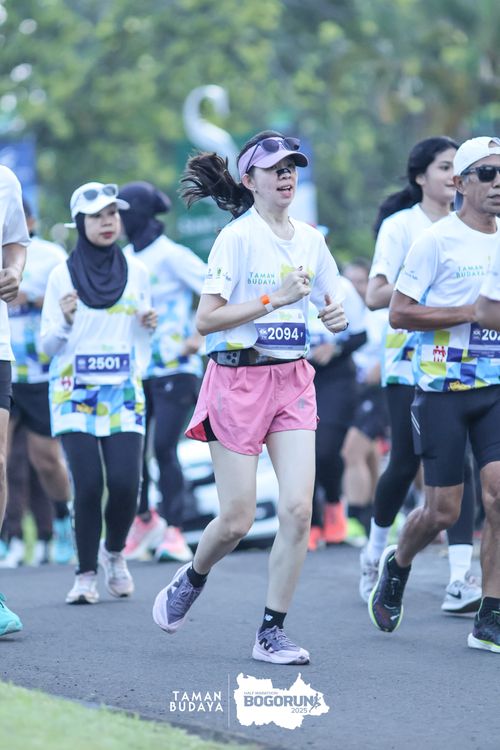 Race photo from Taman Budaya x BOGORUN 2025