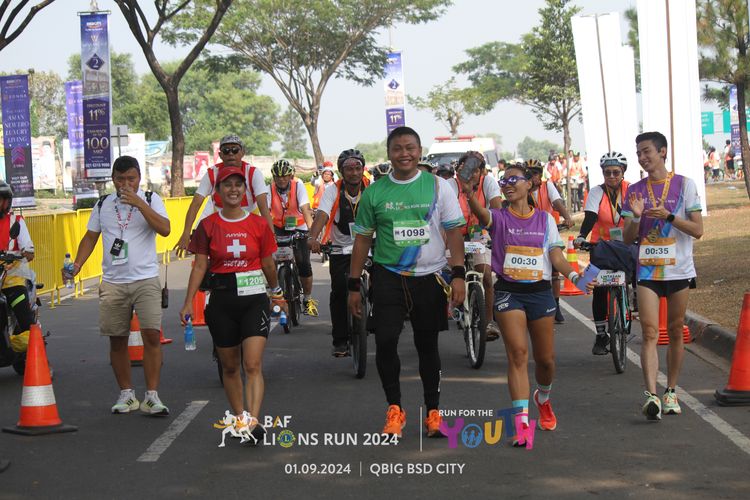 Race photo from BAF LIONS RUN 2024