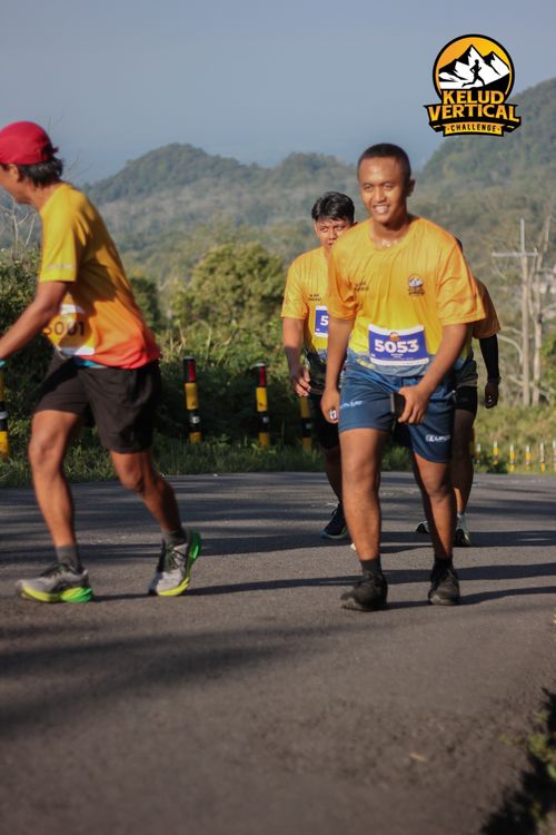 Race photo from Kelud Vertical Challenge 2024