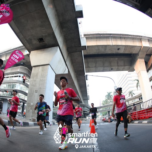 Race photo from SMARTFREN RUN 2026