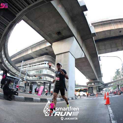 Race photo from SMARTFREN RUN 2026