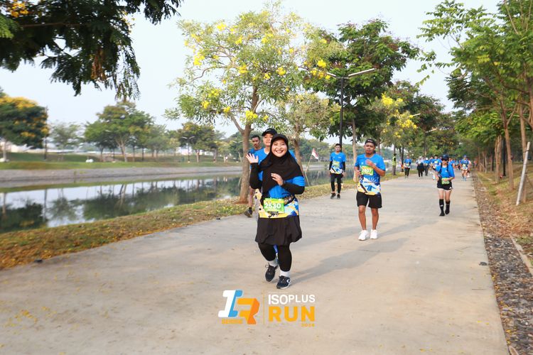 Race photo from ISOPlus Run 2024 Jakarta