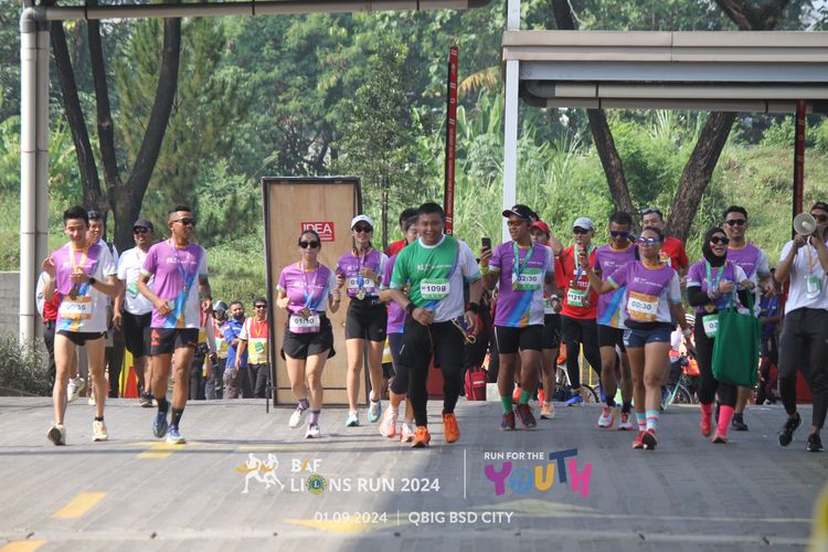 Race photo from BAF LIONS RUN 2024