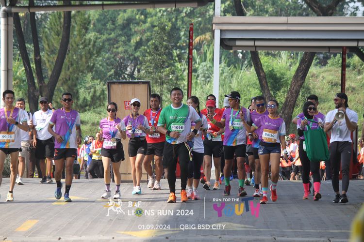 Race photo from BAF LIONS RUN 2024