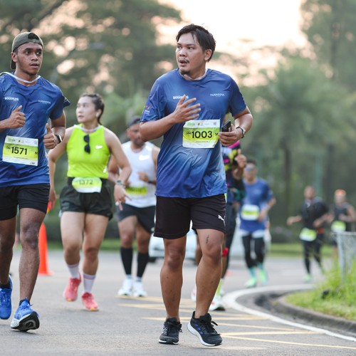 Race photo from BOGORUN 2026