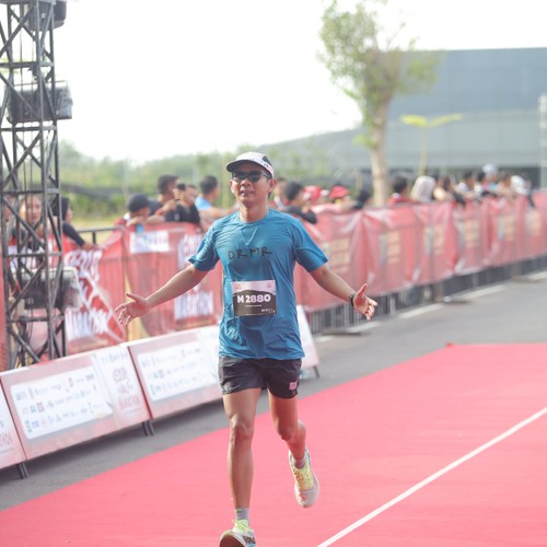 Race photo from KEDIRI HALF MARATHON 2026