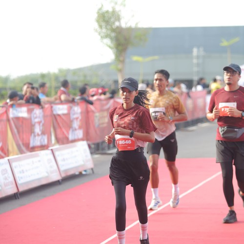 Race photo from KEDIRI HALF MARATHON 2026