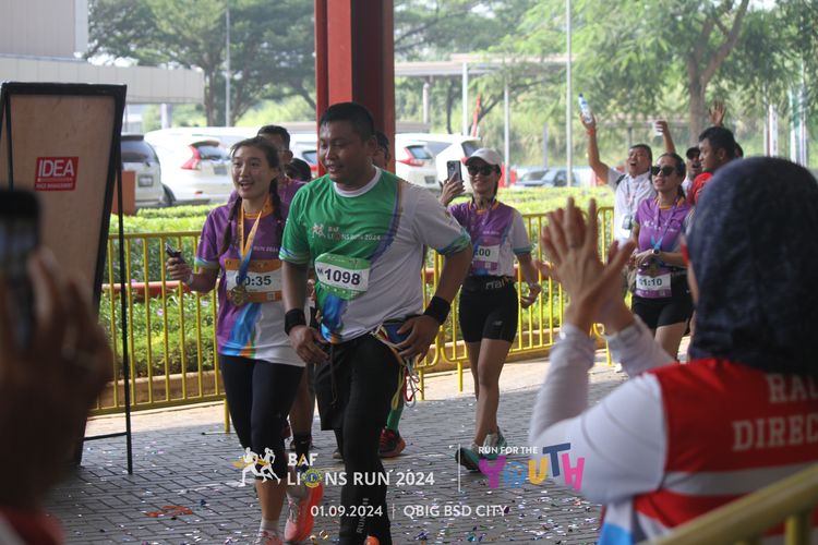 Race photo from BAF LIONS RUN 2024