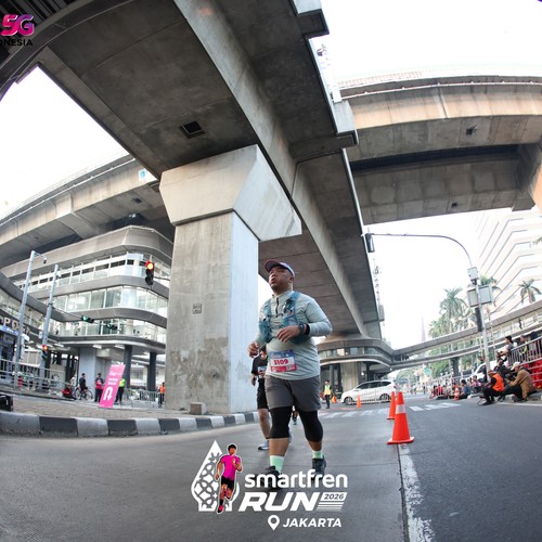 Race photo from SMARTFREN RUN 2026