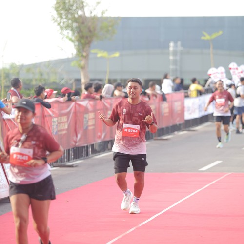 Race photo from KEDIRI HALF MARATHON 2026