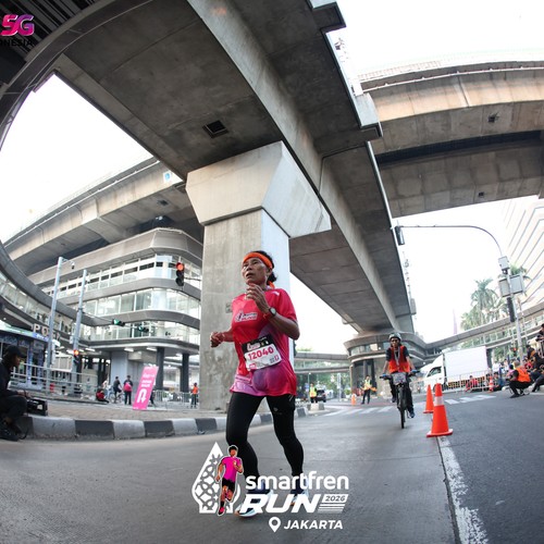Race photo from SMARTFREN RUN 2026
