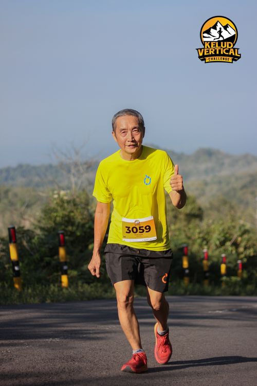 Race photo from Kelud Vertical Challenge 2024