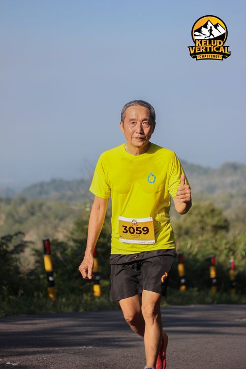 Race photo from Kelud Vertical Challenge 2024