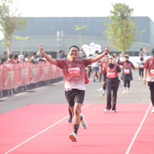 Race photo from KEDIRI HALF MARATHON 2026