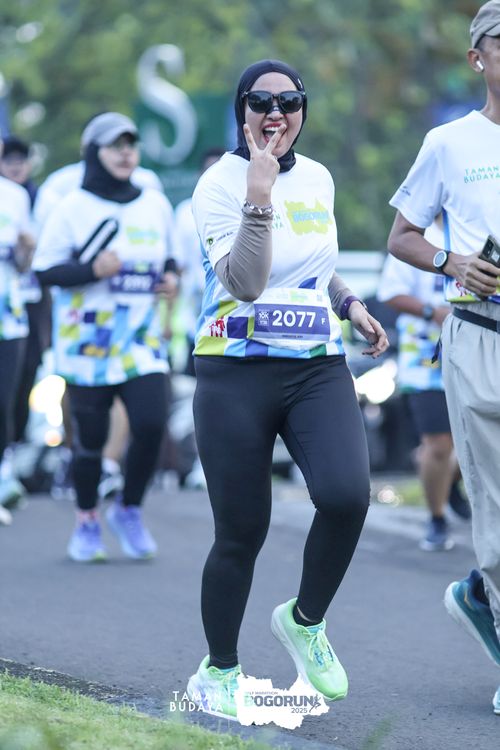 Race photo from Taman Budaya x BOGORUN 2025