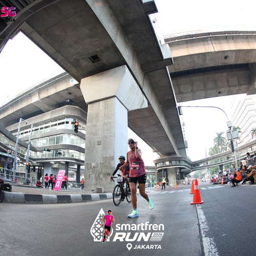 Race photo from SMARTFREN RUN 2026