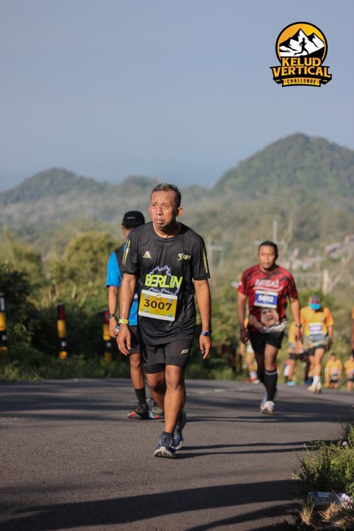 Race photo from Kelud Vertical Challenge 2024