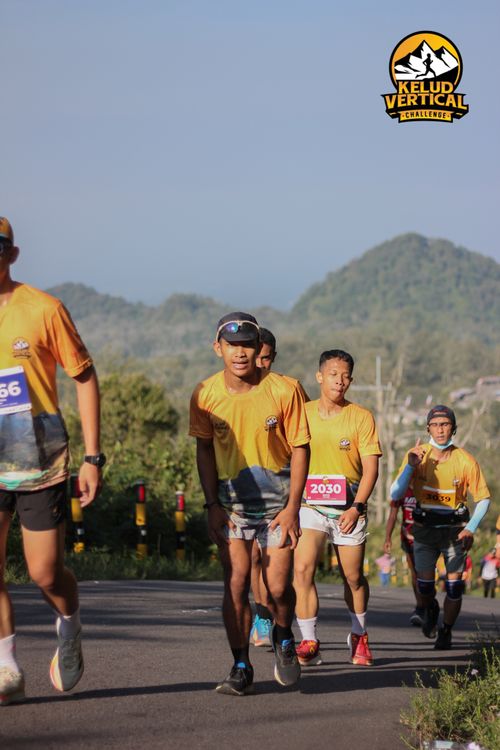 Race photo from Kelud Vertical Challenge 2024