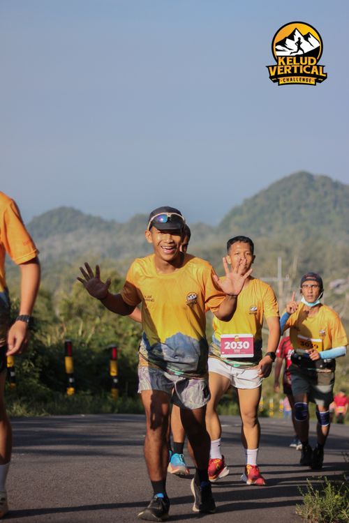 Race photo from Kelud Vertical Challenge 2024