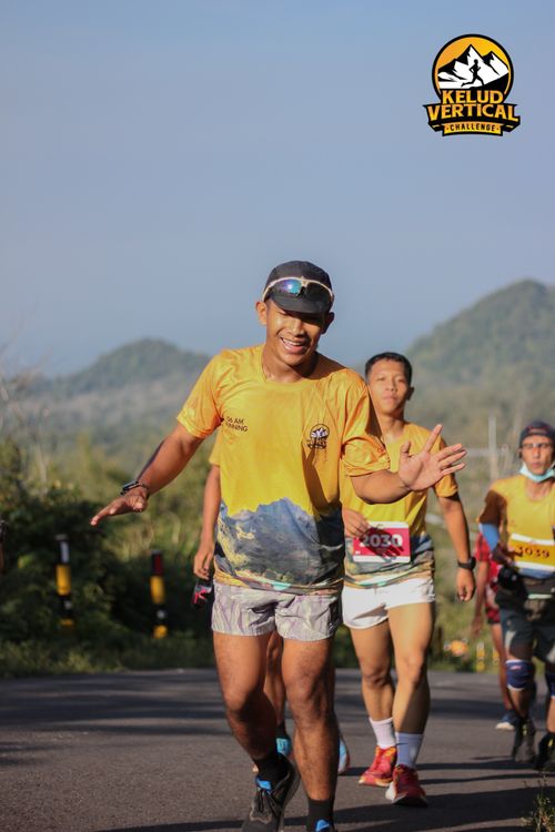 Race photo from Kelud Vertical Challenge 2024