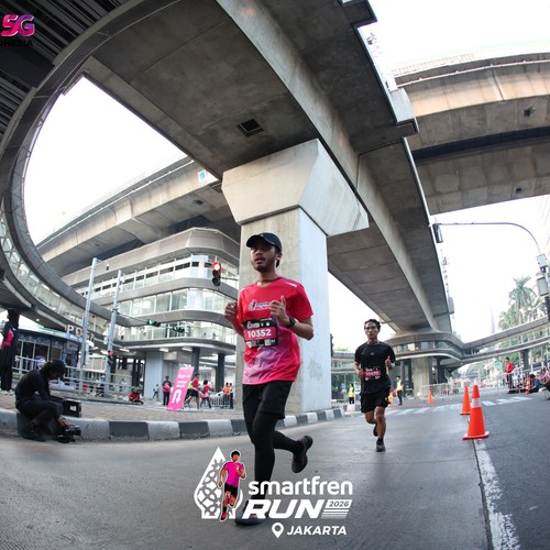 Race photo from SMARTFREN RUN 2026