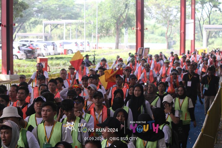 Race photo from BAF LIONS RUN 2024