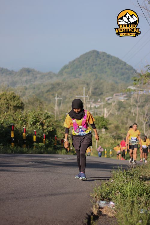 Race photo from Kelud Vertical Challenge 2024