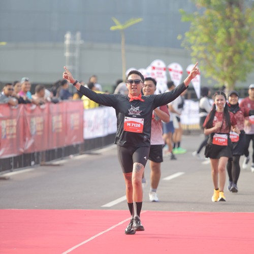 Race photo from KEDIRI HALF MARATHON 2026