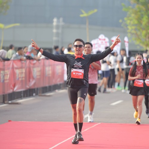 Race photo from KEDIRI HALF MARATHON 2026