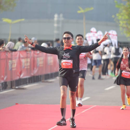 Race photo from KEDIRI HALF MARATHON 2026