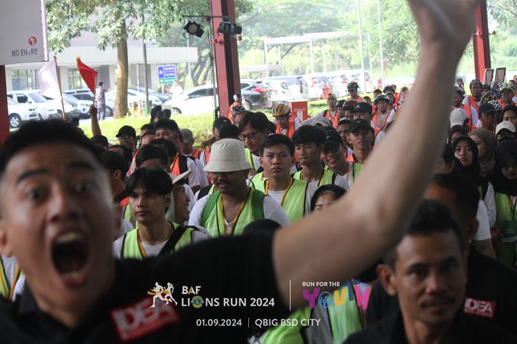 Race photo from BAF LIONS RUN 2024