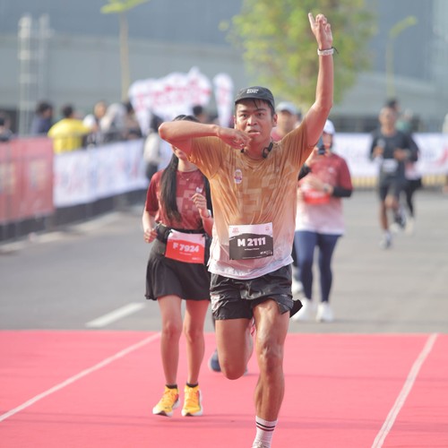 Race photo from KEDIRI HALF MARATHON 2026