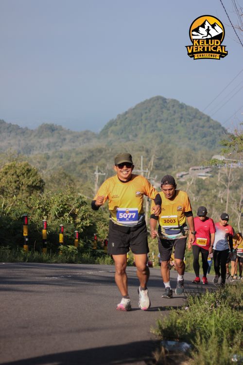 Race photo from Kelud Vertical Challenge 2024