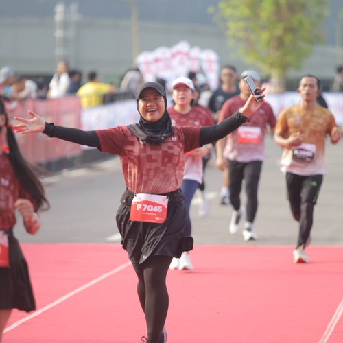 Race photo from KEDIRI HALF MARATHON 2026
