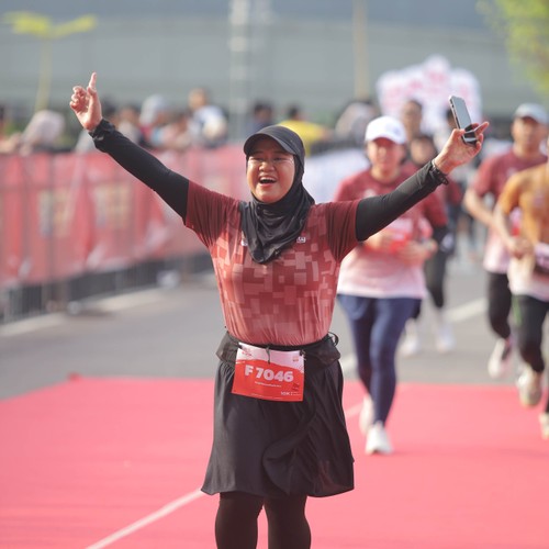 Race photo from KEDIRI HALF MARATHON 2026