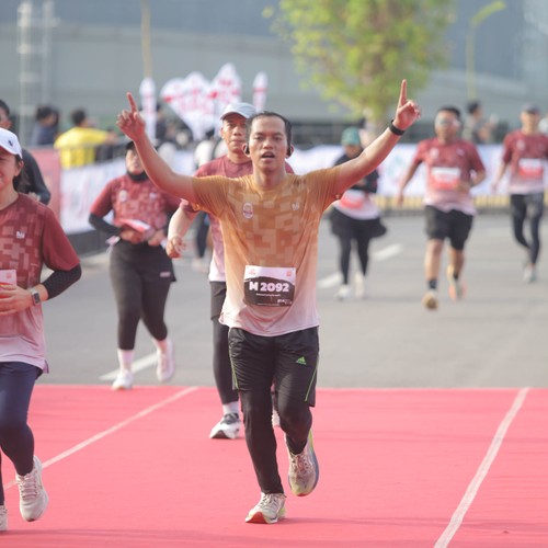 Race photo from KEDIRI HALF MARATHON 2026