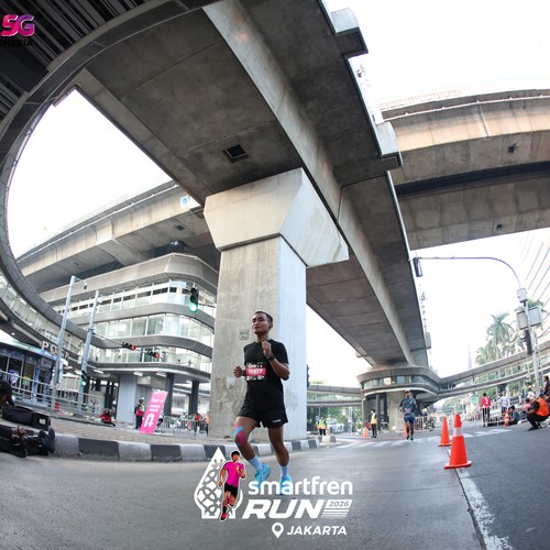 Race photo from SMARTFREN RUN 2026