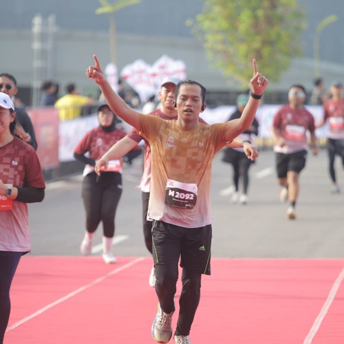 Race photo from KEDIRI HALF MARATHON 2026