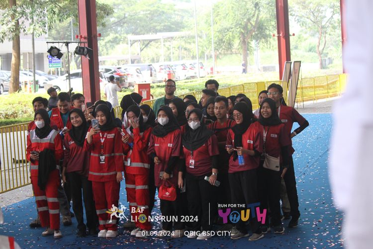 Race photo from BAF LIONS RUN 2024