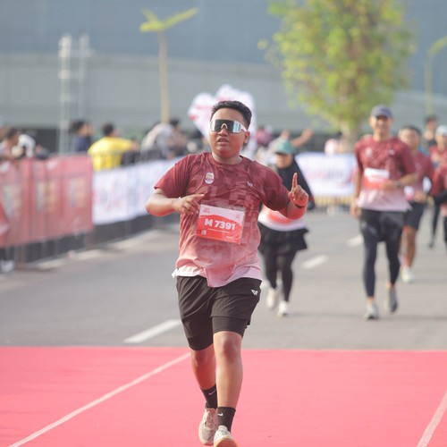 Race photo from KEDIRI HALF MARATHON 2026