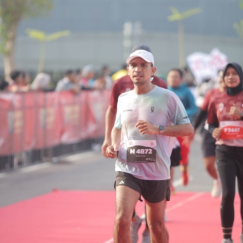 Race photo from KEDIRI HALF MARATHON 2026