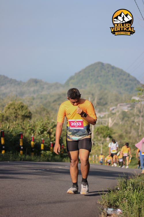 Race photo from Kelud Vertical Challenge 2024