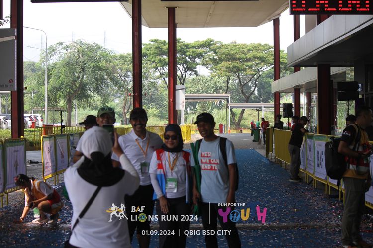 Race photo from BAF LIONS RUN 2024